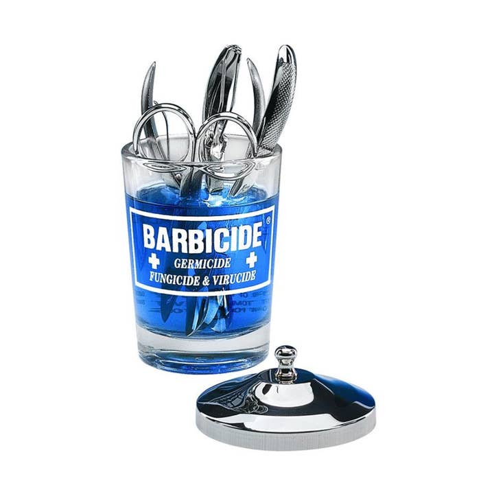 Barattolo per immersione Barbicide - 57 ml per la vendita all'ingrosso da parte di Bladeworx NI LTD