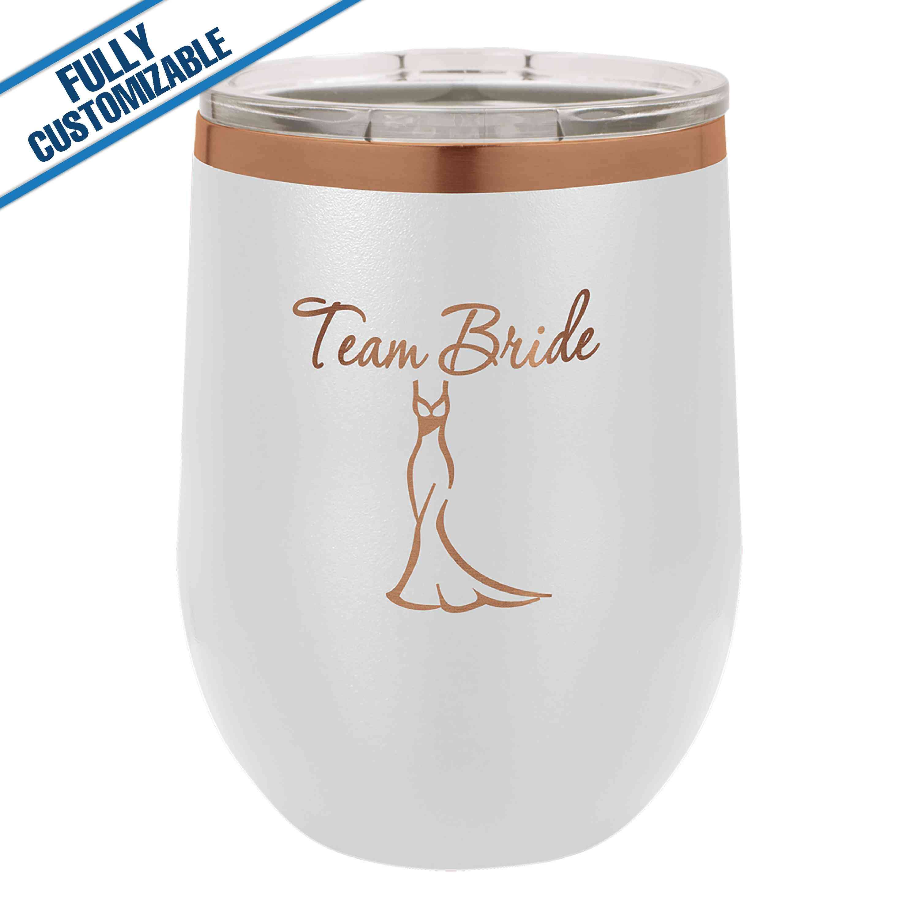 GiftWorksPlus - Vente Gourde/bouteille isotherme - 12 oz. Gobelet à vin gravé sans pied entièrement personnalisable18