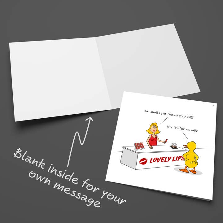 Swizzoo Cards – wholesale Birthday card – Funny Birthday Card for Wife Female Her Ducks Shopping Animals Humorous Swizzoo3