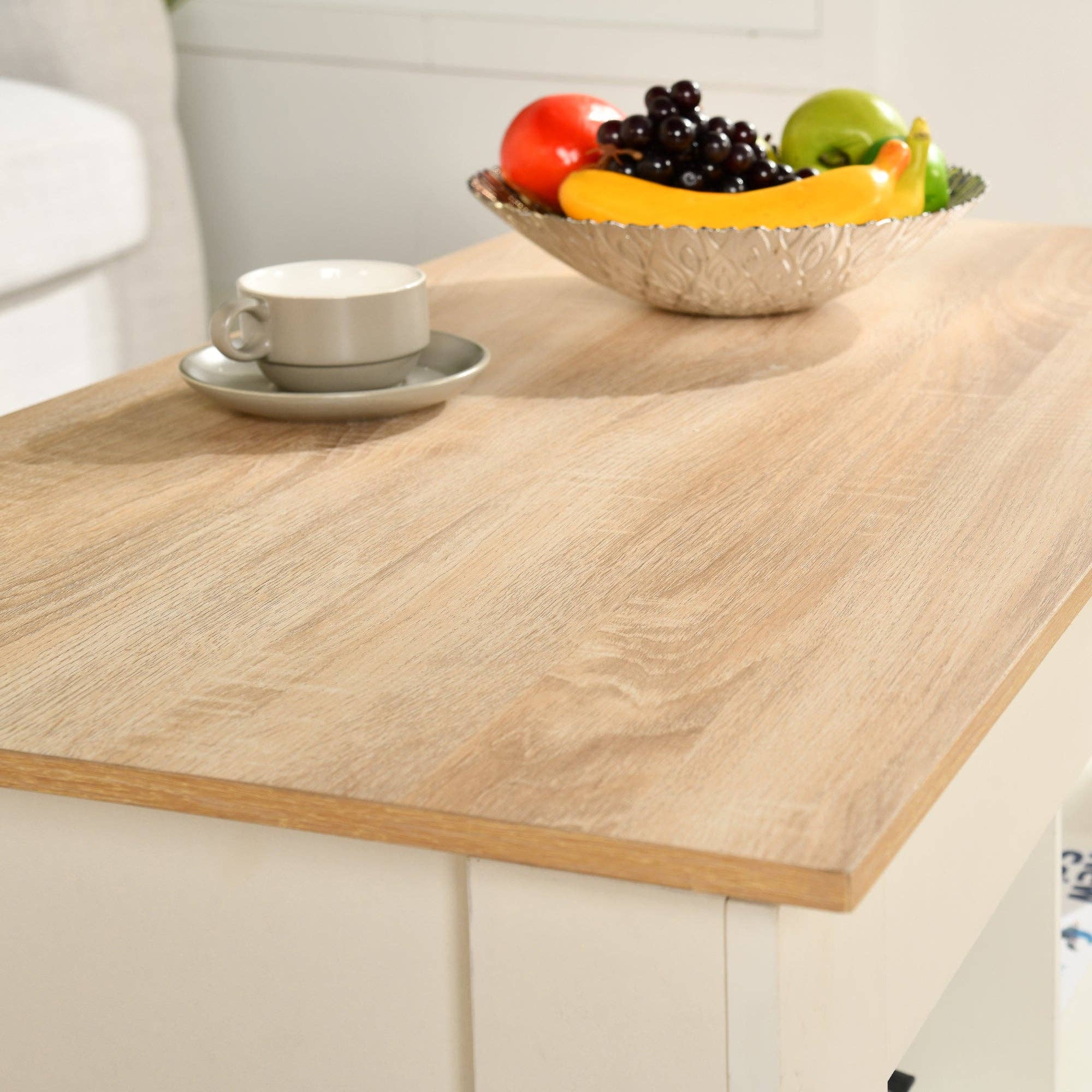 Urban Meuble - Wholesale Side Table - Lift-top coffee table with wood effect and white 96*50 ELOT WHITE OAK 9616