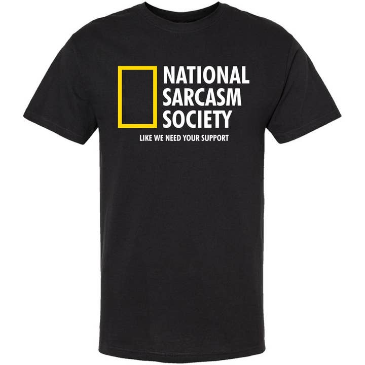 National Sarcasm T-Shirt for wholesale by Jailbird Designs