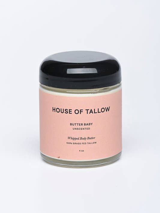 Crema Corporal Batida Sin Perfume Butter Baby para venta al por mayor de The House of Tallow