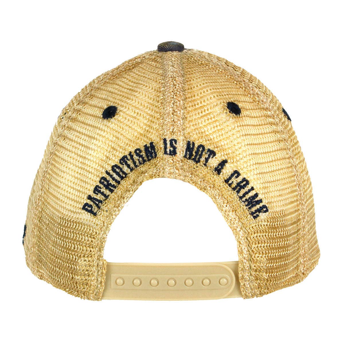 Navy American Flag Vintage Trucker Hat for wholesale on Faire2