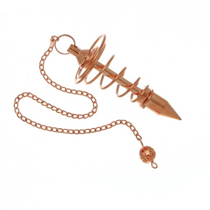 Large spiral pendulum, metal for wholesale by UniArt