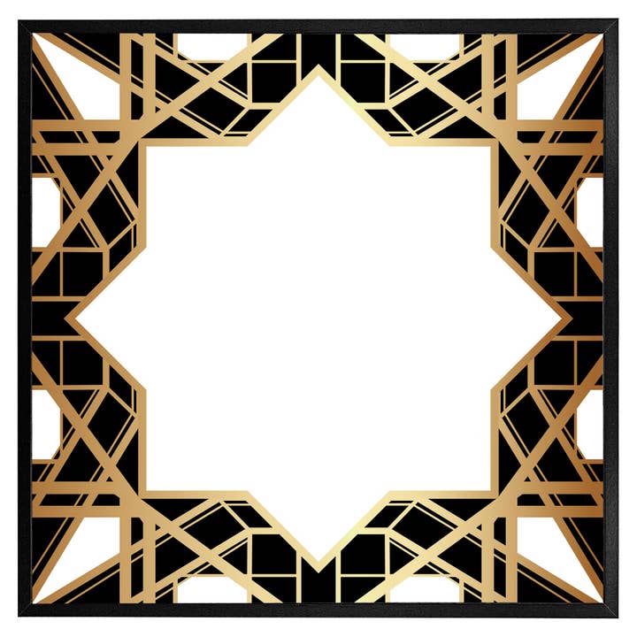 Art deco star border (Picutre Frame) for wholesale by Benjamin Tate Design