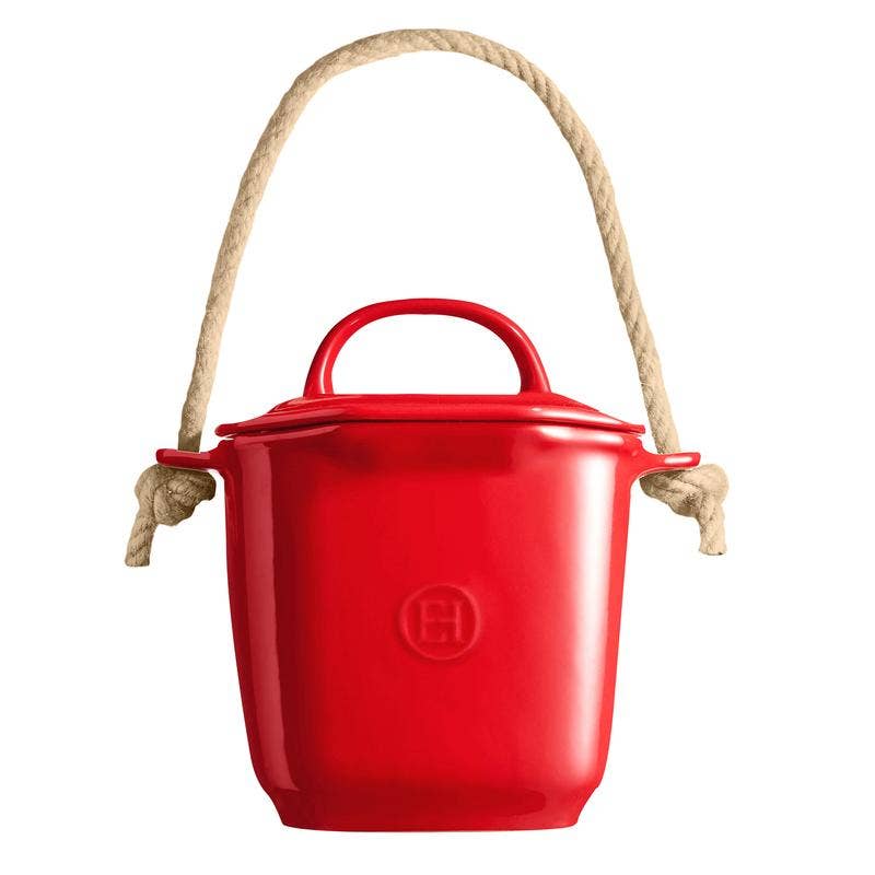 HAUS – wholesale Kitchen tool/gadget – Emile Henry Compost Bin - Burgundy2