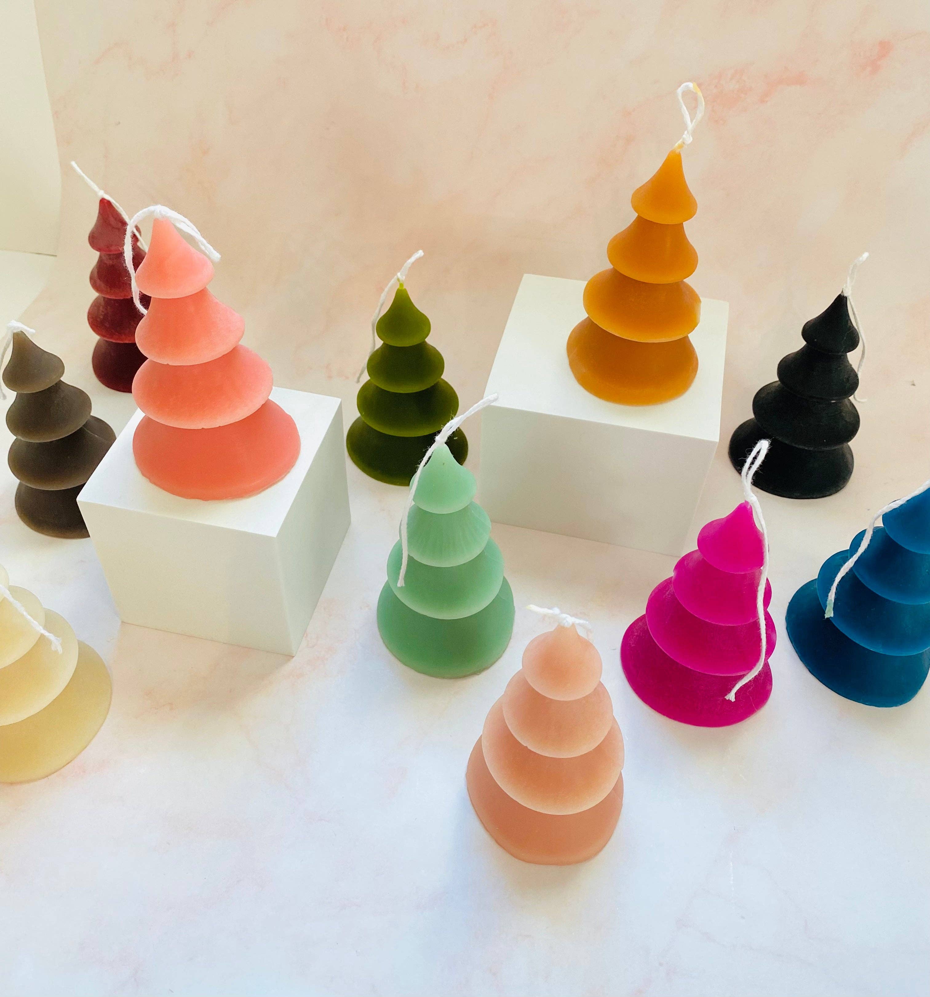 Maple + Love - Wholesale Novelty Candle - 4 Tier Christmas Tree Beeswax Candle7