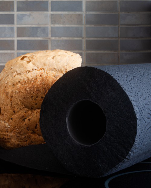 Renova - Wholesale Paper Towels - Black Paper Towels 1 Roll5