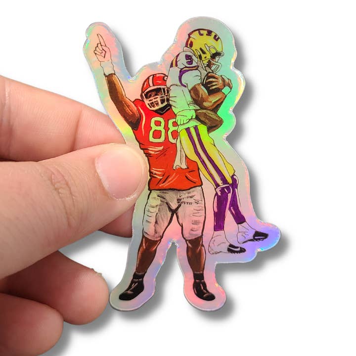 UGA vs LSU Highlight Sticker for wholesale by Athens Art & Frame