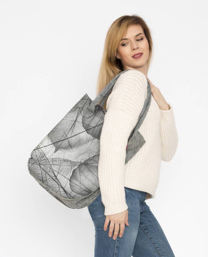 IngrossoBertoni by INCI Srl – Großhandel Tragetasche – Damen – Einkaufstasche City Bertoni Line aus Filz3