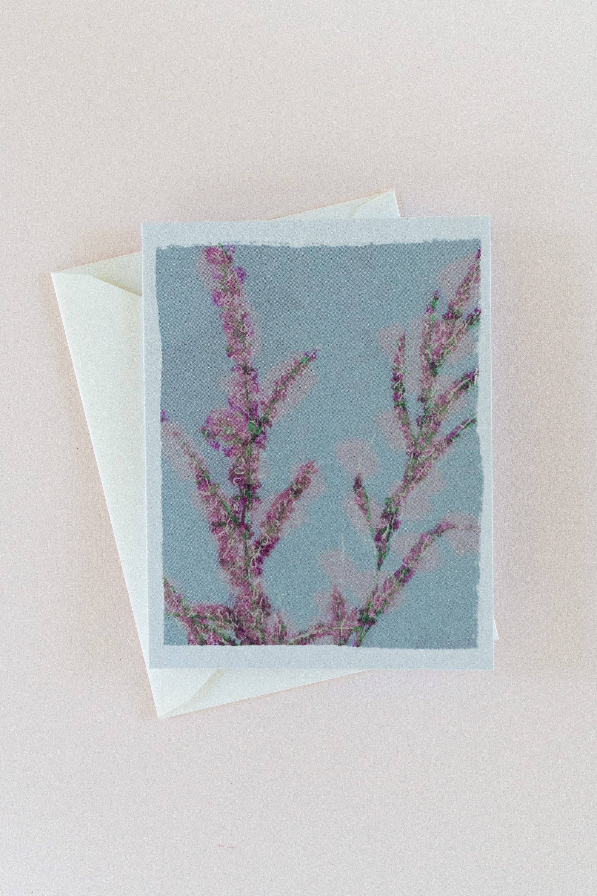 Gather Goods Co - Cards, Coasters, Tea Towels, Art, Mugs – wholesale Everyday greeting card – Heather Blank Botanical Note Card0