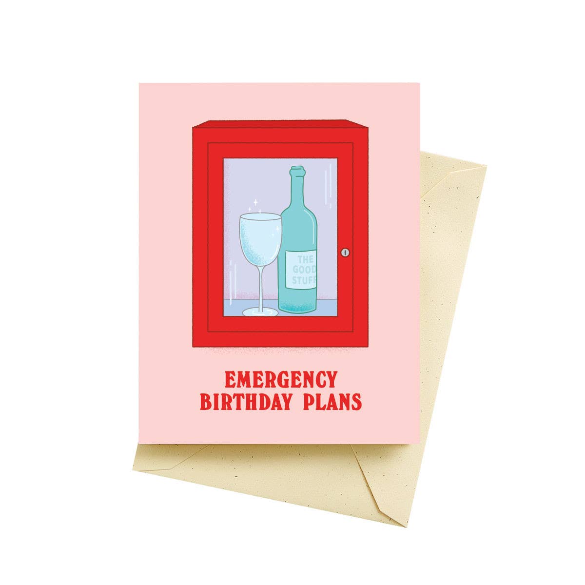 Seltzer Goods - Wholesale Birthday card - Emergency Glass Birthday Cards