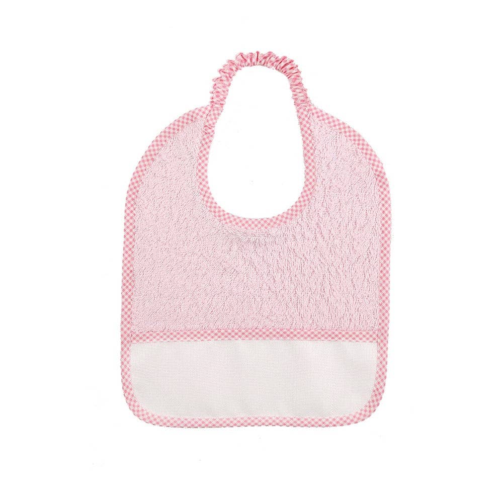 Almatex srl – Engroshandel Hagesmæk - Baby – 6 små hagesmække 24x27 med ELASTIK, tilpasset med det navn, du ønsker.0