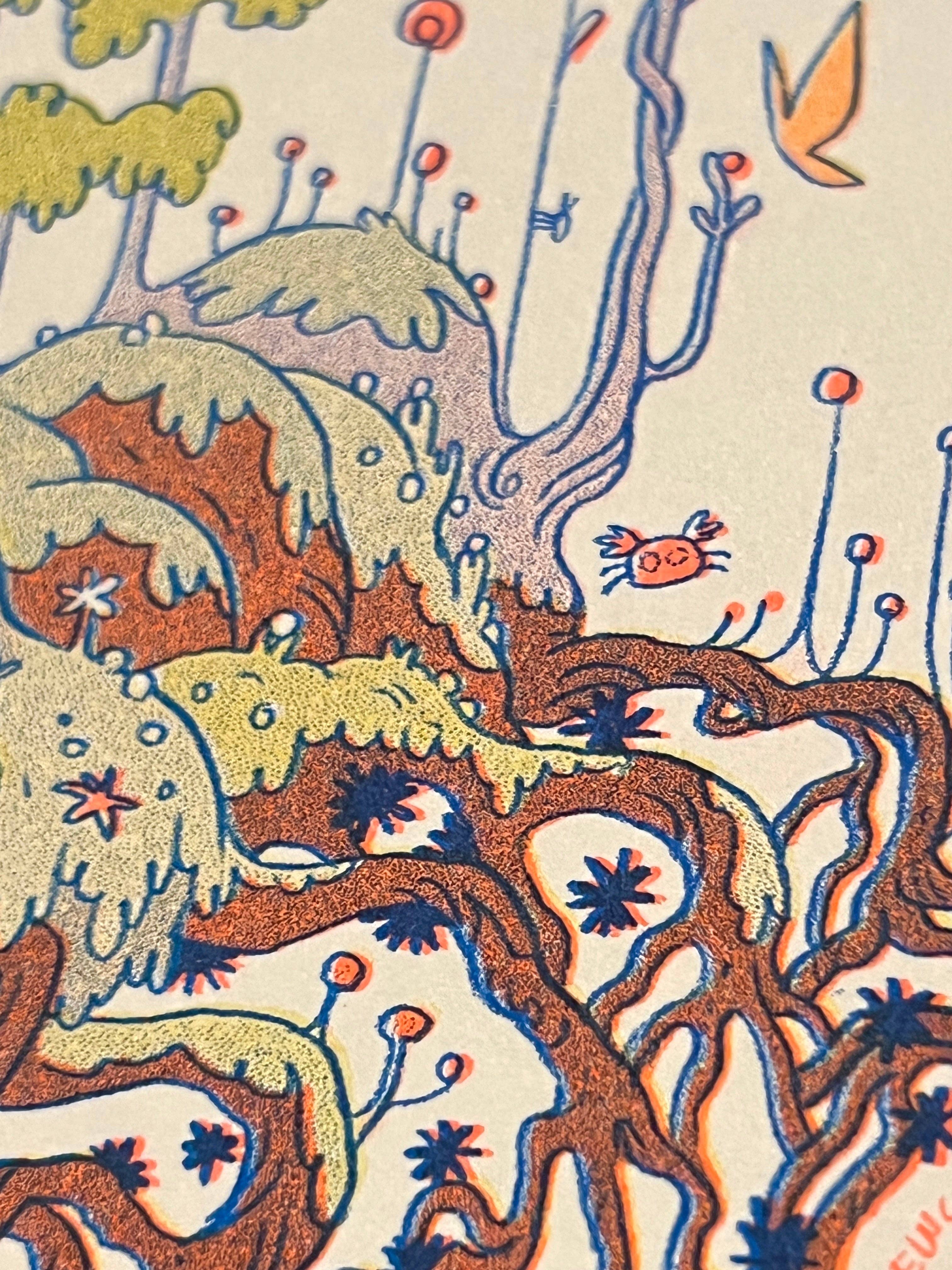 Natalie Andrewson - Wholesale Kunstprint - Totoro kleine Riso-print7