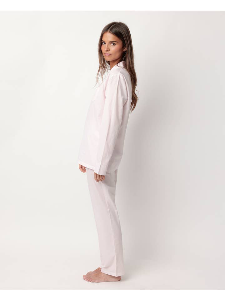 ADMAS - Wholesale Sleepwear set – Women's - Stripes Home Pyjamas with Buttons5