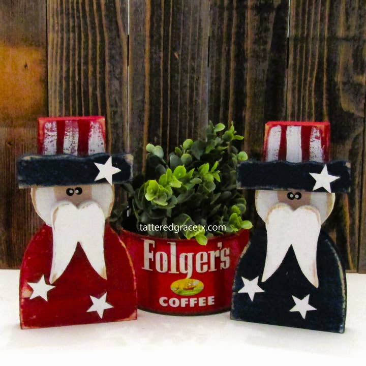 Patriotic Uncle Sam Table Decor for wholesale by Tattered Grace