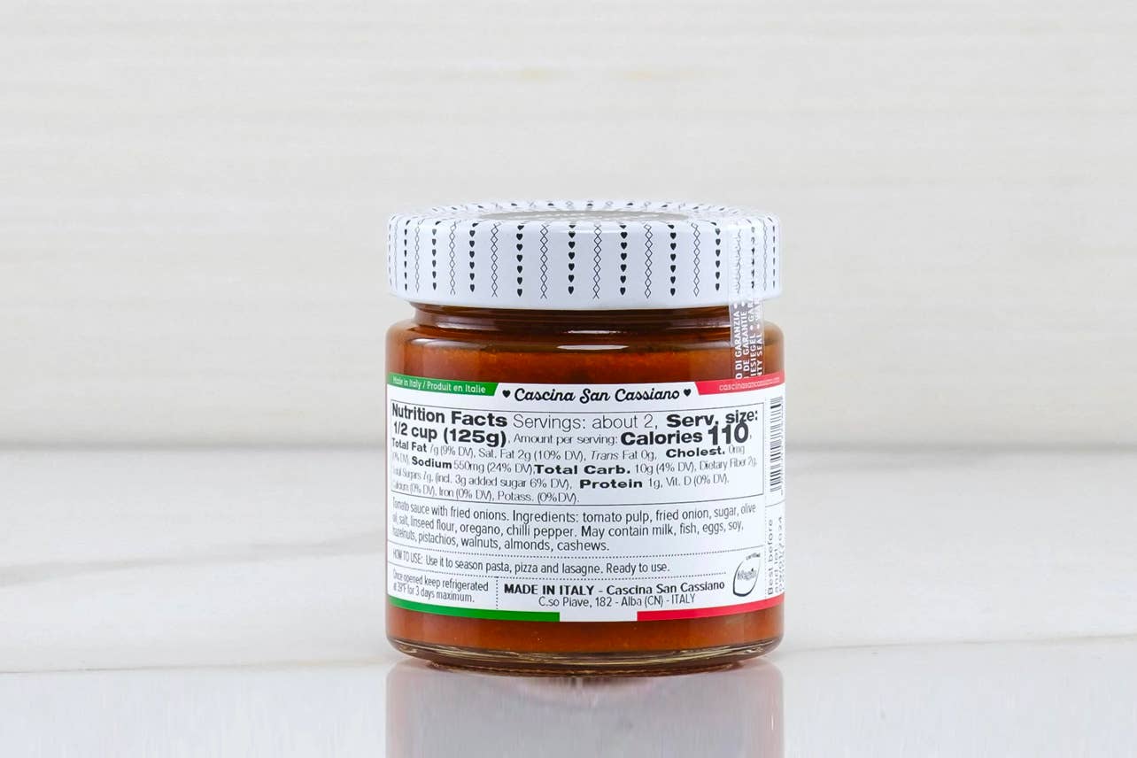 Verve Culture – wholesale Sås – Italiensk Pizza Tomatsås med Stekt Lök1