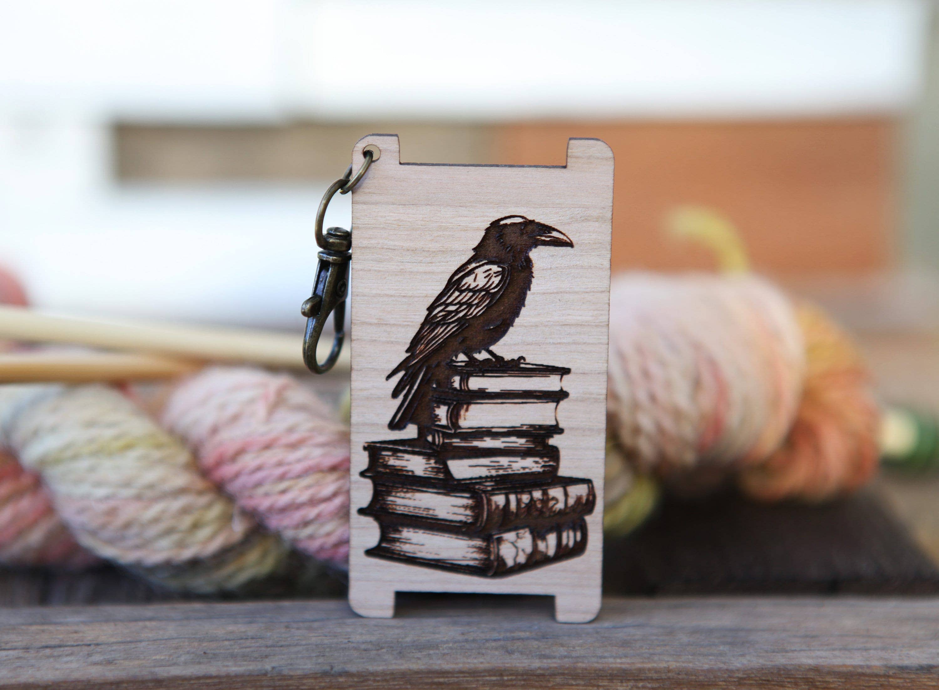 Sunrise Grove - Wholesale Knitting/Crochet Supplies - Raven Antique Books Yarn WPI Control Tool Cherry Gauge9