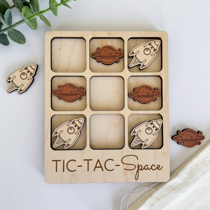 Space Tic-Tac-Toe Game - Space Museum / Planets Game for wholesale by Birch House Games & Gifts