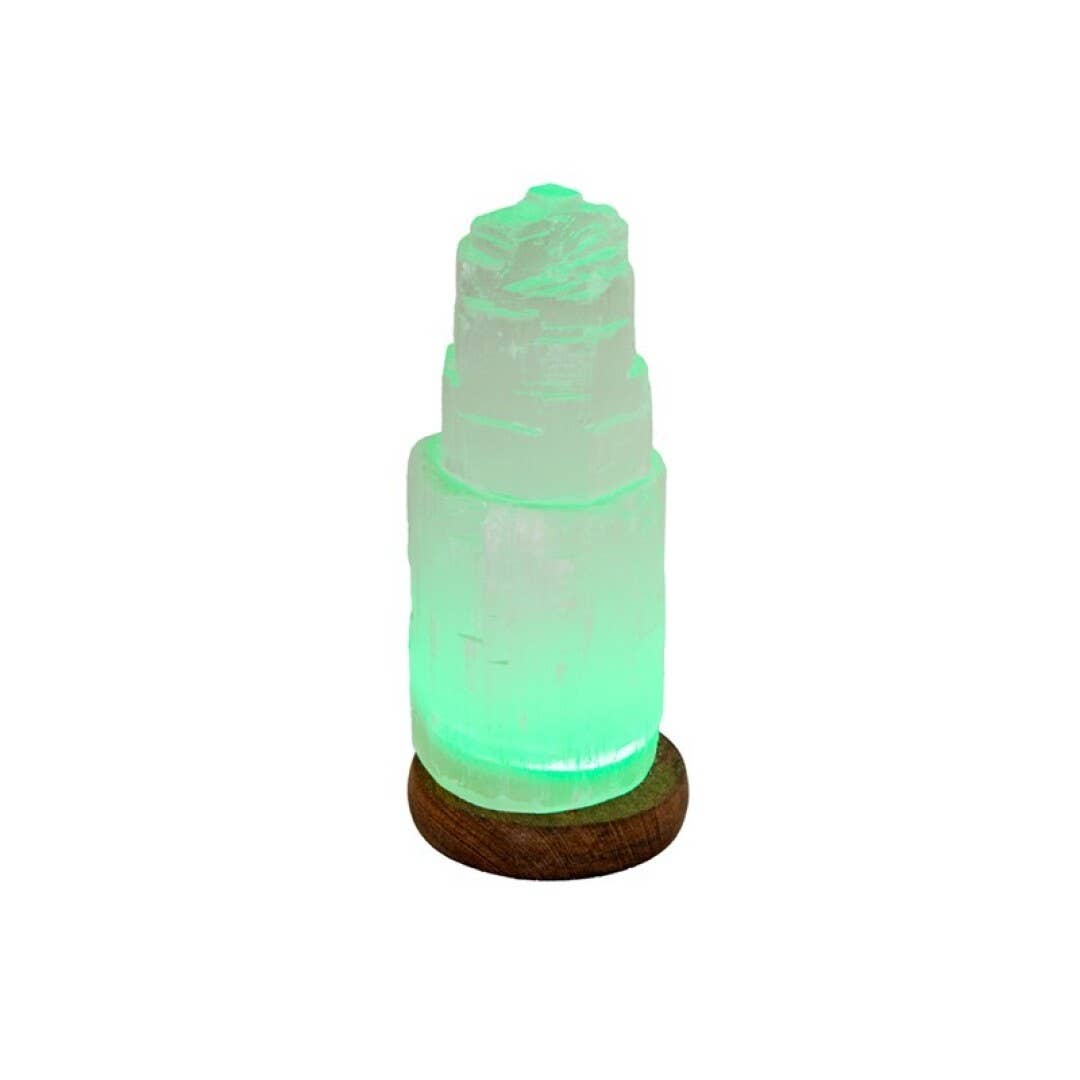 AUM Fragrances - Wholesale Salt Lamp - Usb Selenite Lamp 15Cm