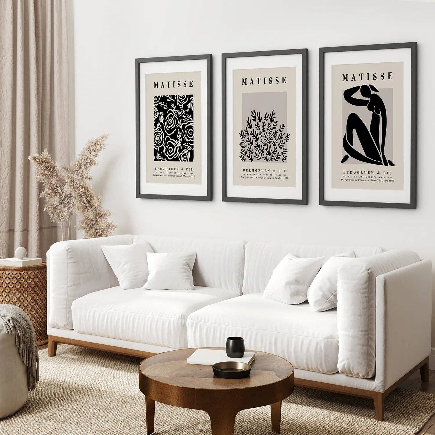 Art Lane - Wholesale Art Print - Black Beige Vintage Henri Matisse Wall Art Print5