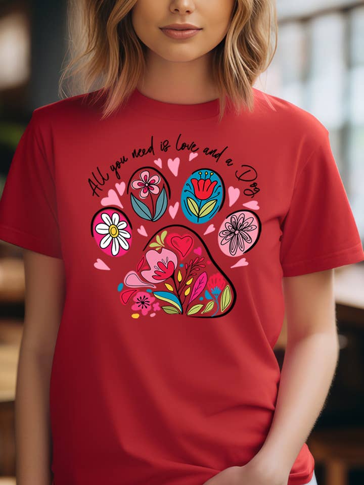 Dog Mom Graphic Tee. for wholesale by DG WORLD