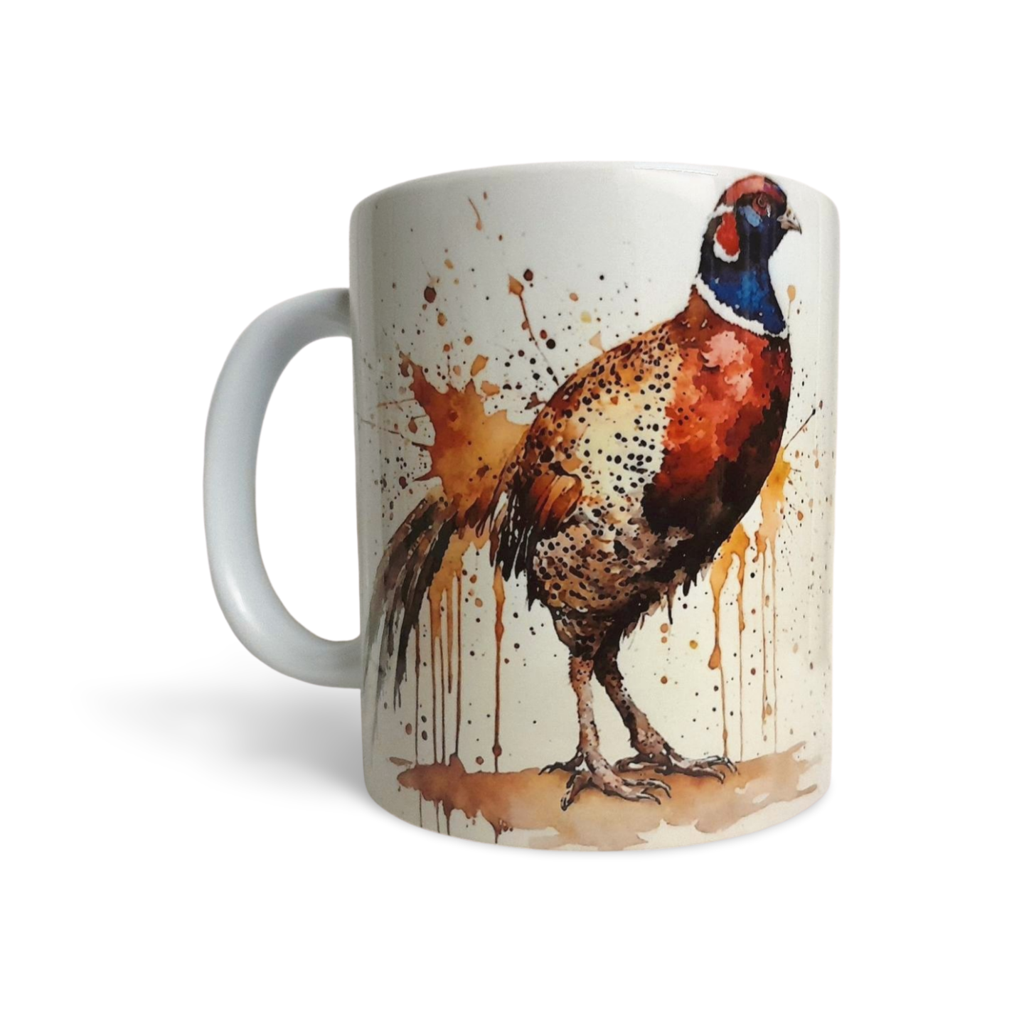 Rockways Designs – wholesale Coffee mug – Pheasant Coffee Mug, Water Colour Style (Design 2)2