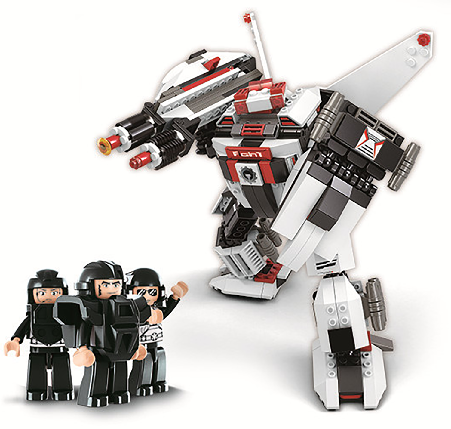 Texas Toy Distribution - Wholesale Building Set - Kids - Space 3-in-1 Fighter: Caston, General of Ruin (313 Pcs)1