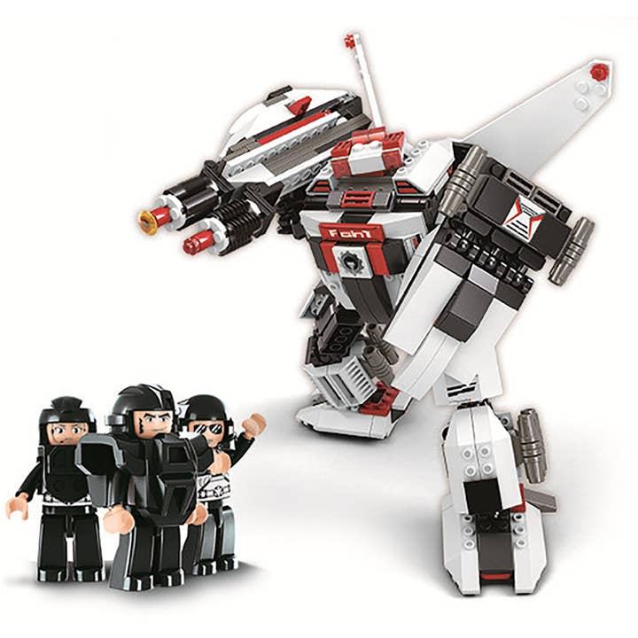 Texas Toy Distribution - Wholesale Building Set - Kids - Space 3-in-1 Fighter: Caston, General of Ruin (313 Pcs)1