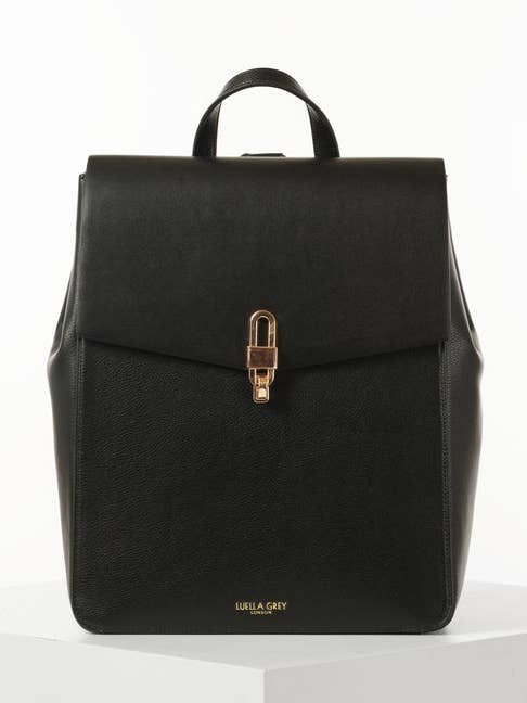 Hilda Black Laptop Rucksack for wholesale by Luella Grey London
