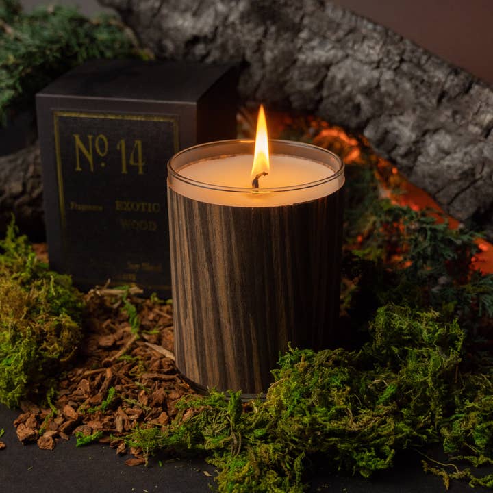 Spitfire Girl - Wholesale Jar/Filled Candle - No 14 Exotic Wood Candle