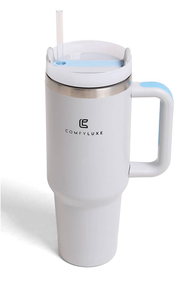 Hana - Venta al por mayor Vaso termo - Vaso con mango de 40 oz de color liso4