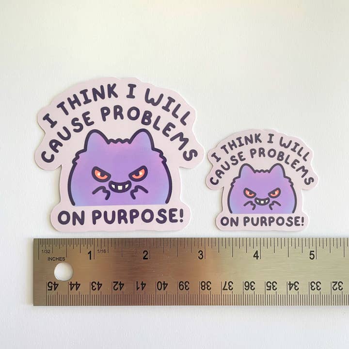 Gelly Roise - Wholesale Sticker - Smol Gengar Waterproof Stickers2
