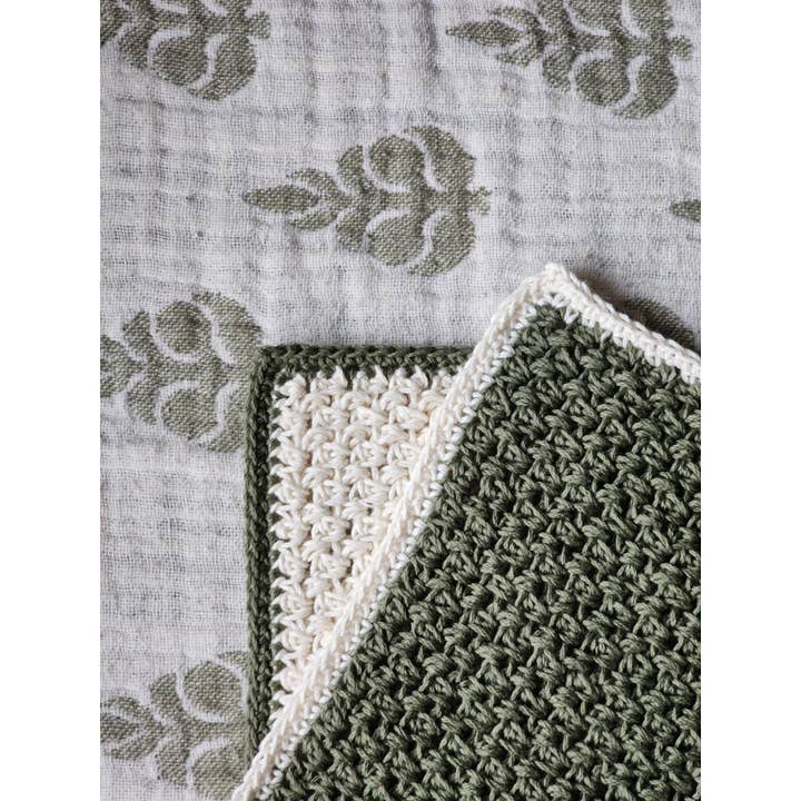 Cedar & Earth Co. – Engroshandel Vaskeklud – Sæt med vaskeklude i økologisk bomuld (2-i-1)6