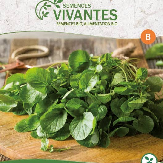 Semences Vivantes - Wholesale Plant Seeds - Organic garden cress - Bag of 1000 seeds0