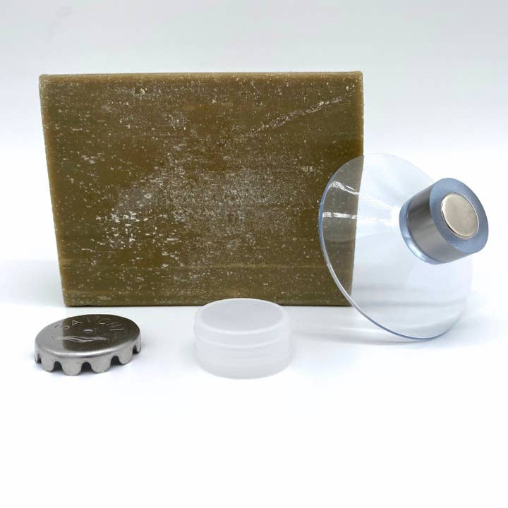 FAIRSAVONT eG. - Wholesale Zeeprekje/zeepbakje - Magnetische zeep houder Jumbo – 220 g, Origineel SAVONT10