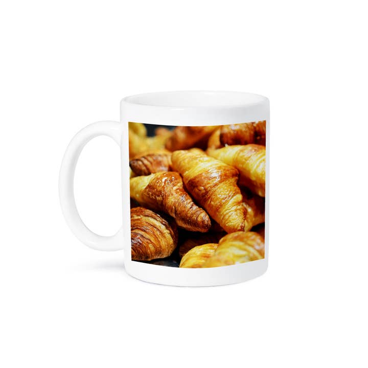 3dRose - Wholesale Coffee Mug - 3dRose, European market. Baked fresh croissants. Fresh bread. French., Mug8