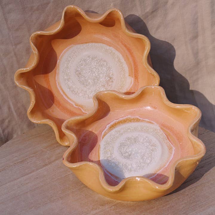 Lai Ceramics - Wholesale Jewelry Dish - Ruffle Dish8