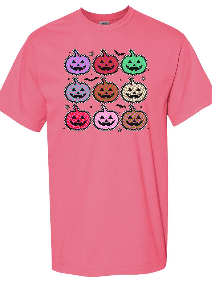 Karierte Kürbisse für den Großhandel von Goose Creek Boutique