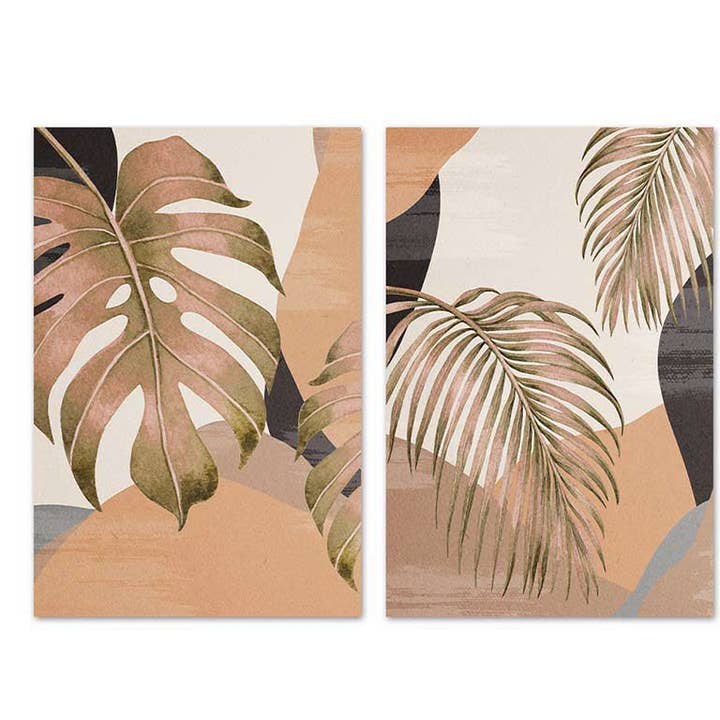 VEL 60X80 BLADEN OKER ASS-2 voor wholesale door Aktual / Dekora Import S.A