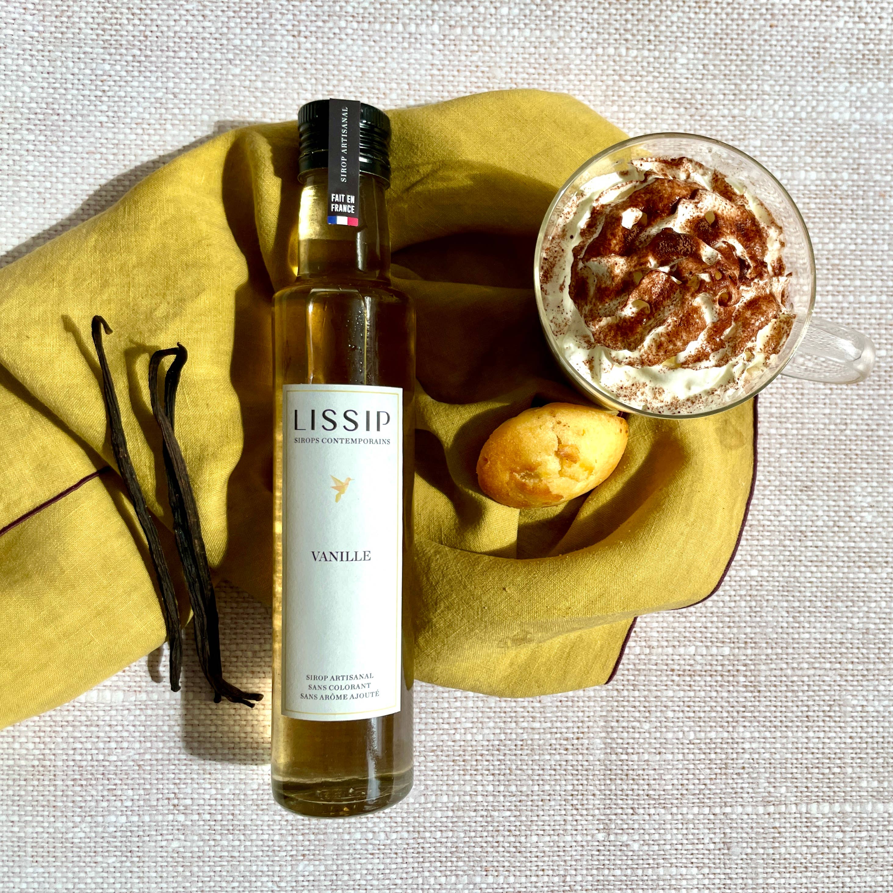 Lissip - Wholesale Cocktail Mix/Syrup - Artisanal Vanilla Syrup - 25cl3