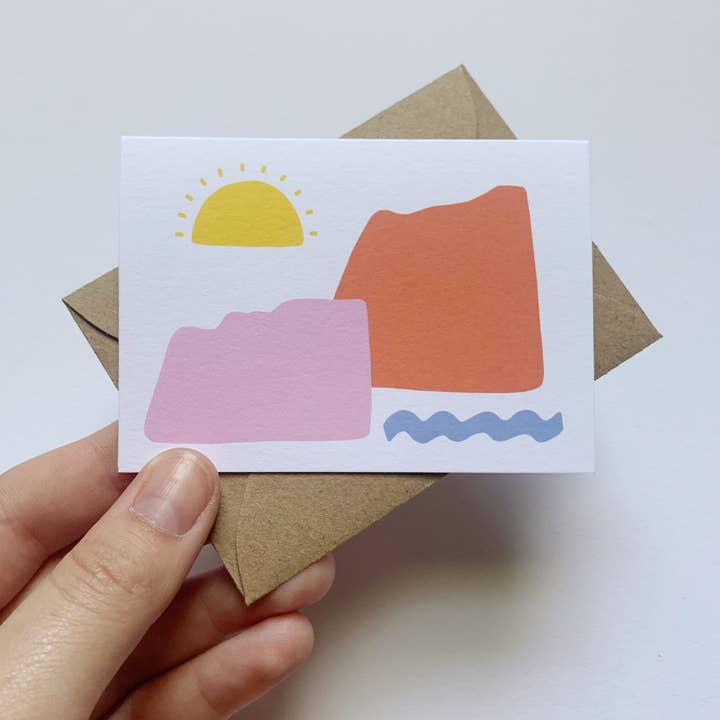 Kleine Einsteckkarte - Fluss für den Großhandel von allie biddle