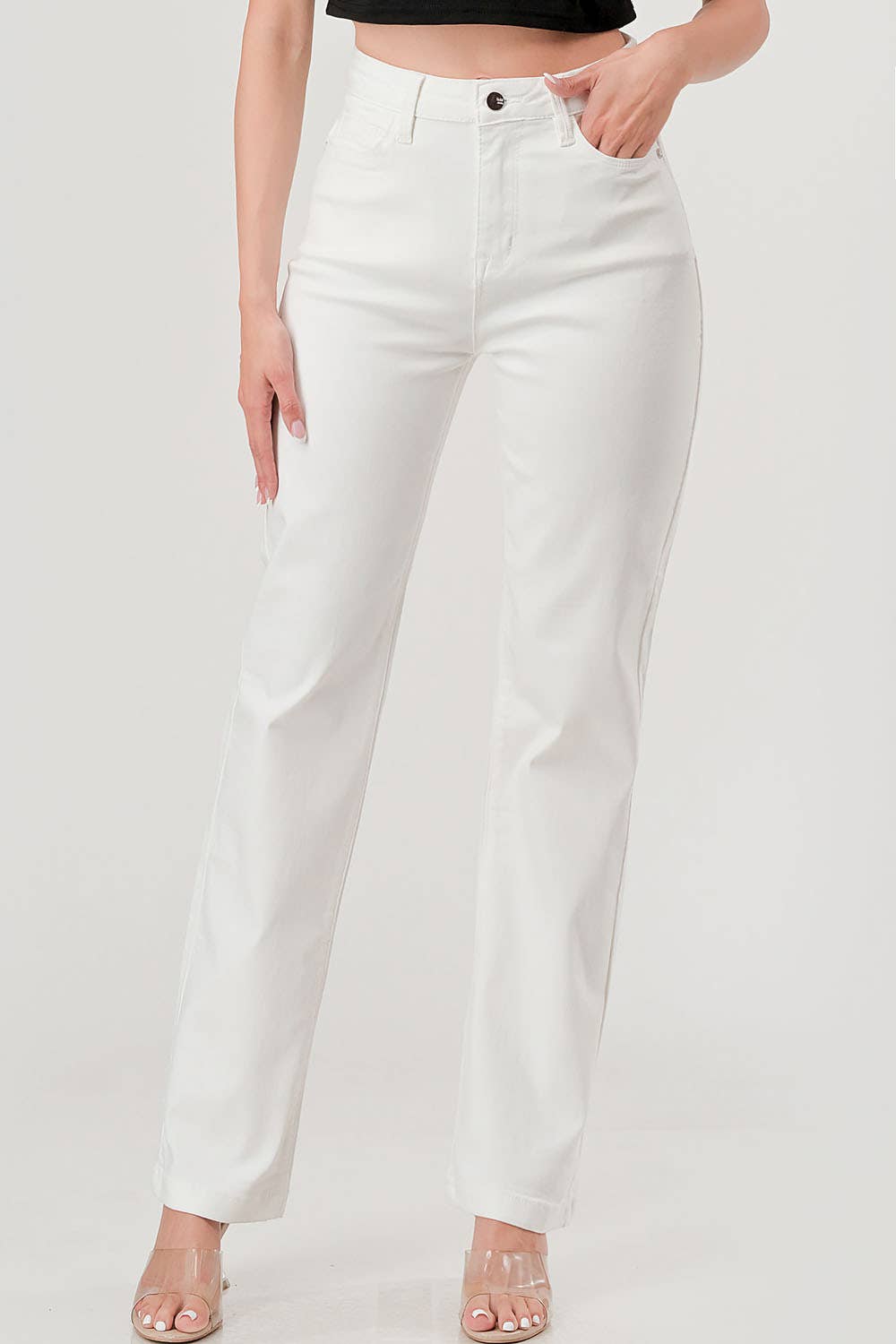 I&M JEAN, INC. - Wholesale Jeans - Women's - M2276HT - High Rise Butt Lift Straight Fit Jeans