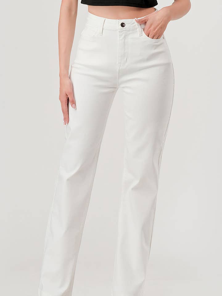 M2276HT - High Rise Butt Lift Straight Fit Jeans for wholesale by I&M JEAN, INC.