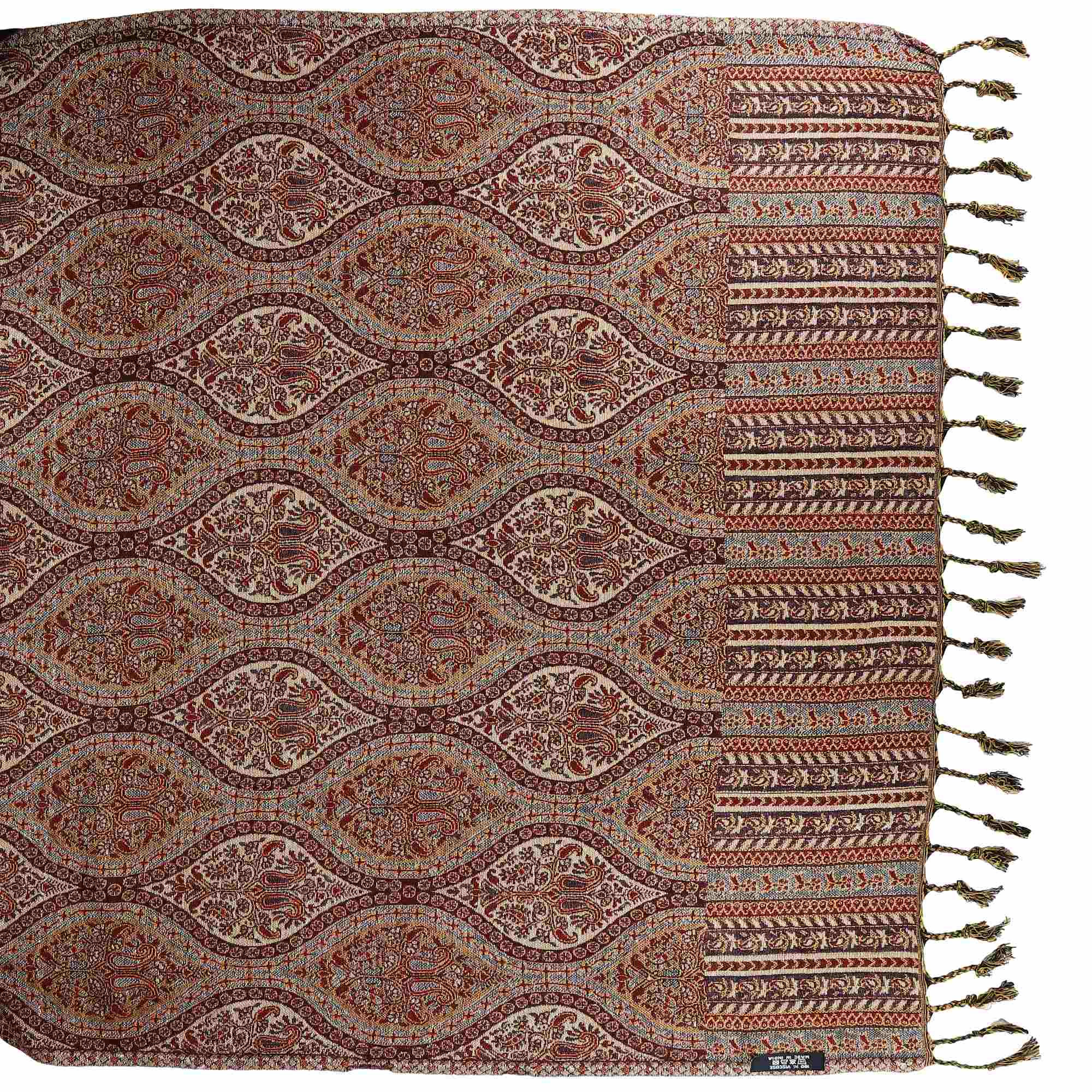 Tribal Trade GmbH - Wholesale Scarf - Unisex - Pashmina Style Floral Eyes Scarf 210x70cm 04 Ethnic Scarf3