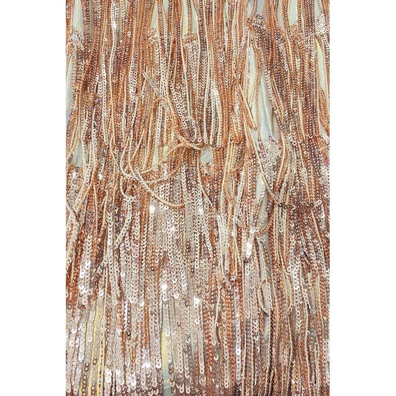 MintChoco – Romper - Mulher por atacado – MACACÃO COM FRANJAS DE LANTEJOULAS EM FORMA DE V7