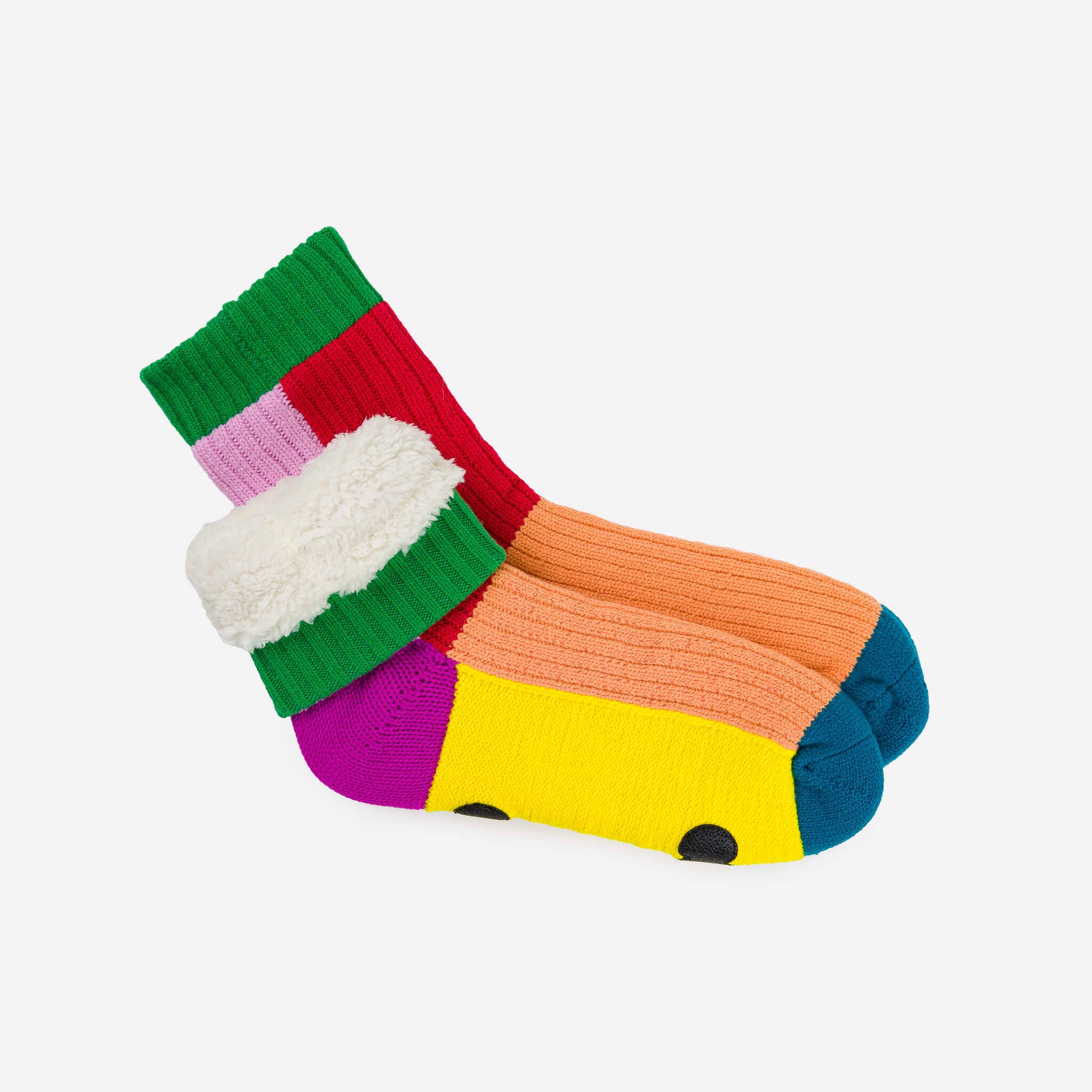 VERLOOP | knits - Wholesale Sock Slippers - Unisex - Kaleidoscope Knit House Socks1