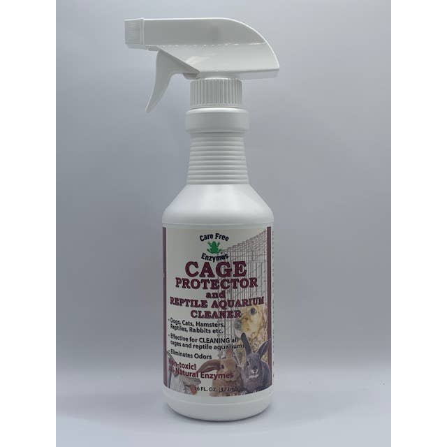 Carefree Enzymes - Wholesale Pet Cleaning Supplies - Cage Protector & Reptile Aquarium Cleaner 16 oz Spray