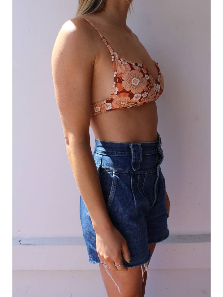 Swamis Swimwear - Wholesale Swim Top - Women's - 15th St. Bikini Top // Nostalgia