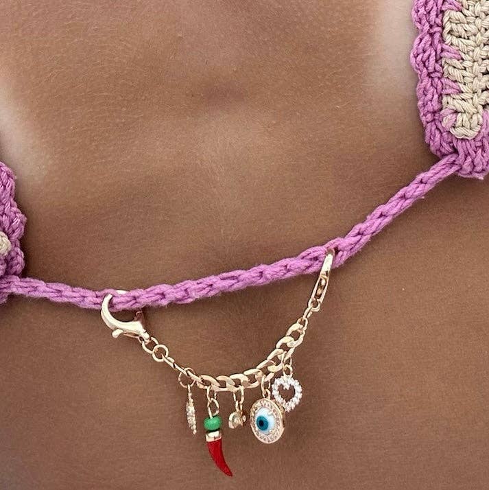 Kasa Karly - Wholesale Individual Charm/Pendant - 18k LUCKY CHILI KINI CHARM0